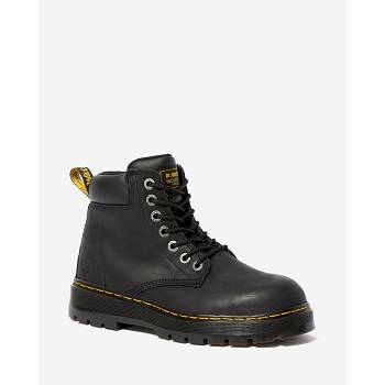 Dr Martens Winch Extra Wide - Cierne Pracovne Cizmy Panske, DR0170